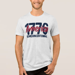 Camiseta 1776 Semiquincentenário da América 250º Aniversári