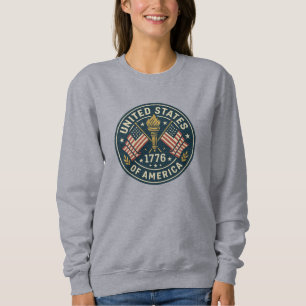 Camiseta 1776 Tocha de Liberdade — Fecho de Americana de Vi