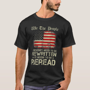 Camiseta 1776 U.A. Sinalizador Nós somos as Pessoas que ele