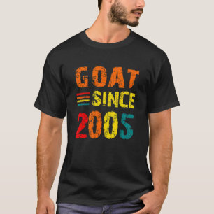 Camiseta 17.º Aniversário, 17 Anos De Idade, Caprino Desde 