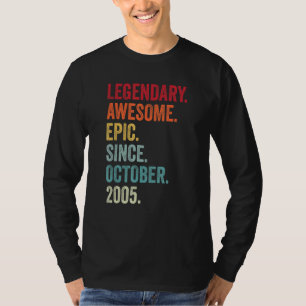 Camiseta 17.º aniversário da Legendária Epic Espetacular de