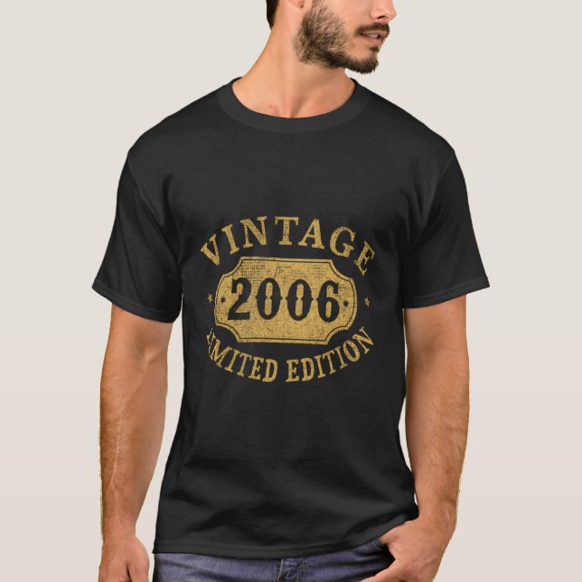 Camiseta 17 17º Aniversário Melhor 2006 (Frente)
