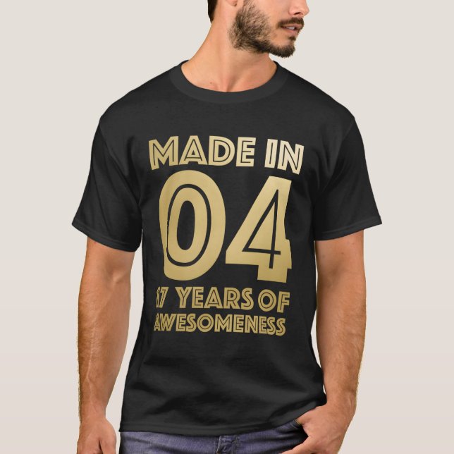 Camiseta 17.A Idade 2004 N (Frente)