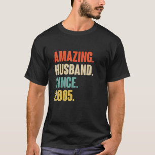 Camiseta 17 Aniversário De Casamento Deu-Lhe - Marido Incrí