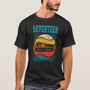 Camiseta 17 anos, 17 anos, Aniversário, Bombeiro Tru