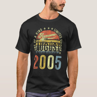 Camiseta 17 anos é incrível desde agosto de 2005 17º aniver