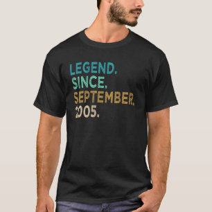 Camiseta 17 anos é incrível desde setembro de 2005 17º 27