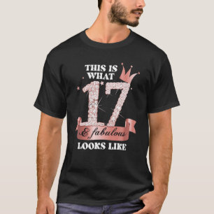 Camiseta 17 e fabuloso I Black Peach Party Group Candid Pho