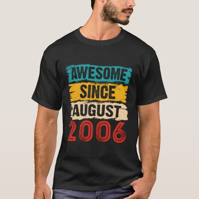 Camiseta 17 Espetacular Desde Agosto De 2006 17 (Frente)