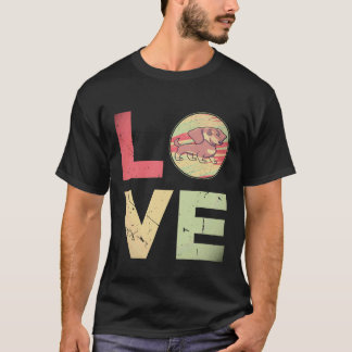 Camiseta 17 Presentes retrô vintage para mães de Dachshund