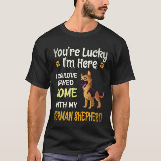 Camiseta 17 Você Tem Sorte de Estou Aqui Eu Poderia Ter Fic