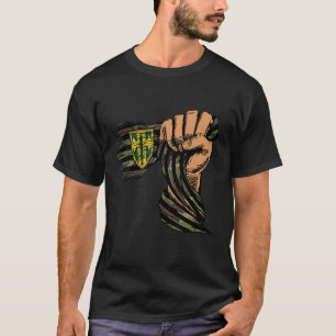 Camiseta 18ª Brigada Militar da Polícia, Flag Vintage Stron