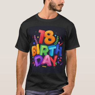 Camiseta 18ª Celebração de Aniversário