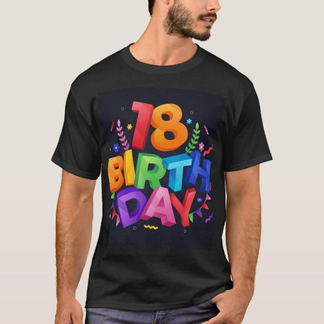 Camiseta 18ª Celebração de Aniversário (Frente)