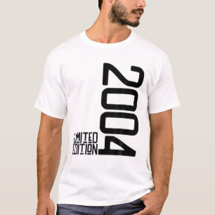 Camiseta 18ª Menina De Aniversário 18 Anos 2004 Presente 
