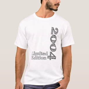 Camiseta 18ª Menina De Aniversário 18 Anos 2004 Presente