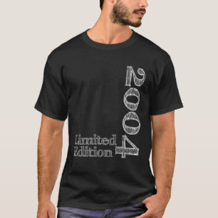 Camiseta 18ª Menina De Aniversário 18 Anos 2004 Presente En