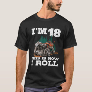 Camiseta 18º Aniversário 4X4 Sobrevoos Com 18 Anos