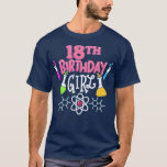 Camiseta 18º aniversário do Science Biology Chemistry Party<br><div class="desc">18º aniversário do Science Biology Chemistry Party. Veja nossa seleção de t-shirts de biologia para o melhor em peças únicas ou personalizadas,  feitas à mão,  de nossos compras de roupas.</div>