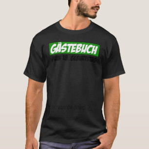 Camiseta 18º Aniversário Dotada 18º Aniversário Decoração B