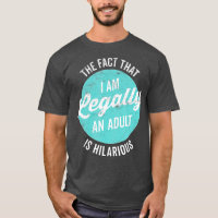 18º Aniversário Eu Sou Legalmente Um Adulto É Dive