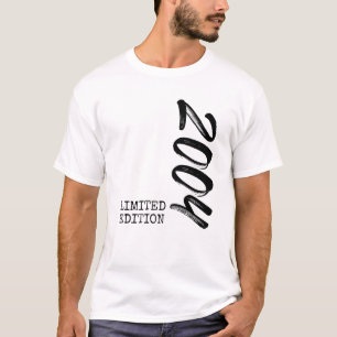 Camiseta 18º Aniversário Garota 2004 Edição Limitada Presen