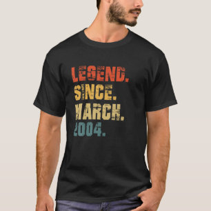 Camiseta 18º Aniversário Oferece Legenda De 18 Anos Desde