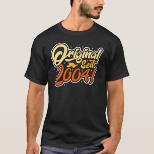 Camiseta 18º aniversário Vintage 18 anos original desde 200