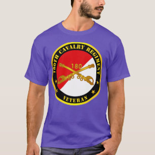 Camiseta 180º Regimento de Cavalaria Branch Veteran Red Whi