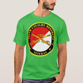 Camiseta 180º Regimento de Cavalaria Branch Veteran Red Whi