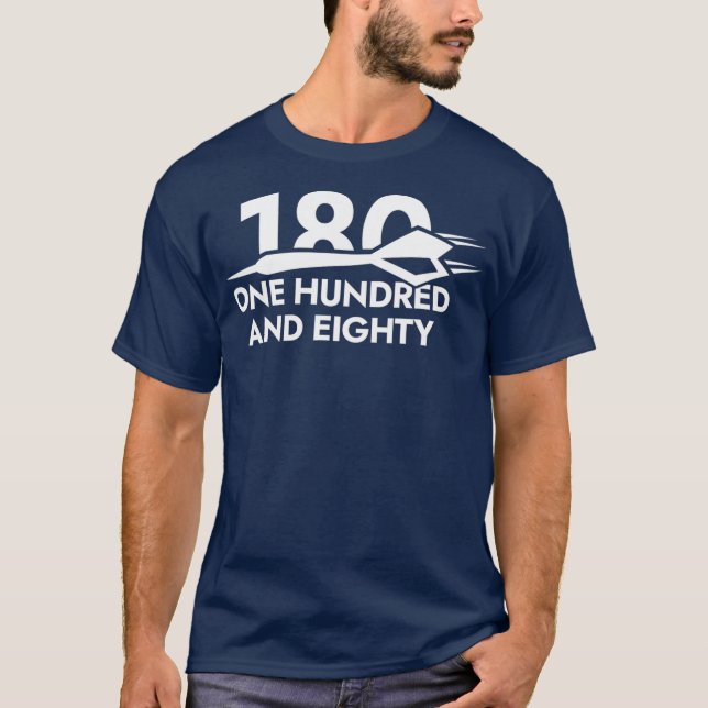 Camiseta 180 Dart Darts 180 triplo (Frente)