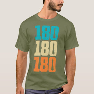 Camiseta 180 Presente nas Trevas Retro para Dartista