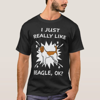 Camiseta 183 Eu Gosto Muito De Beagle