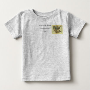 Camiseta 1848 Mapa Thunot Duvotenay: Estados Unidos & Méxi