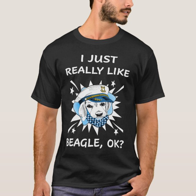 Camiseta 185 Eu Gosto Muito De Beagle (Frente)