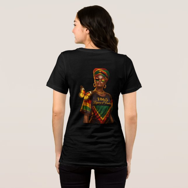 Camiseta 1865: Legado da Liberdade” (Verso completo)