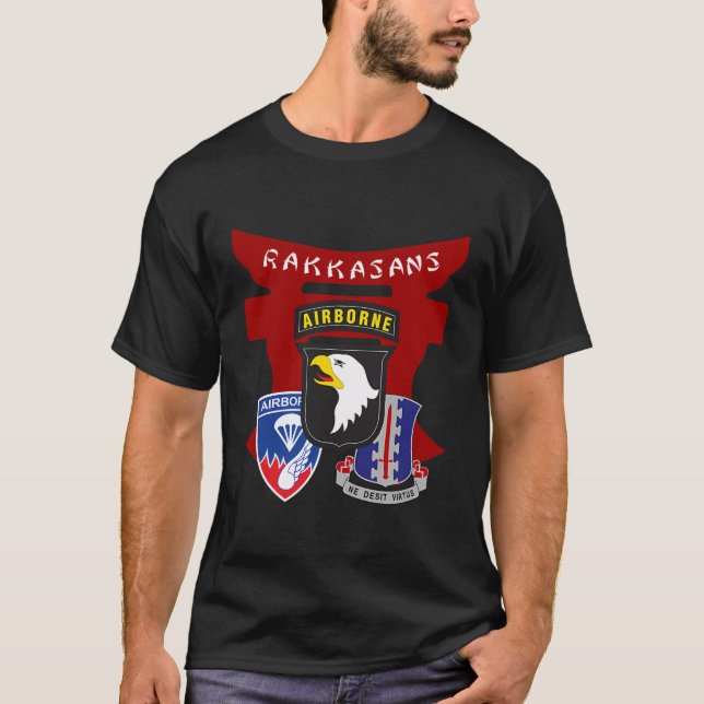 Camiseta 187.º Regimento De Infantaria Rakkasans (Frente)