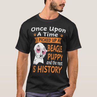 Camiseta 187 Era Uma Vez Um Cachorrinho Beagle