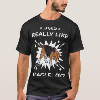 Camiseta 189 Eu Só Gosto Muito de Beagle