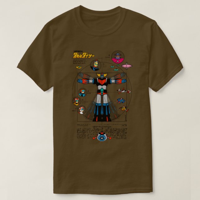 Camiseta 189b Cor Grendita DaVinci (Frente do Design)