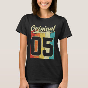 Camiseta 18. º Aniversário Garota 18 Anos 2005 2