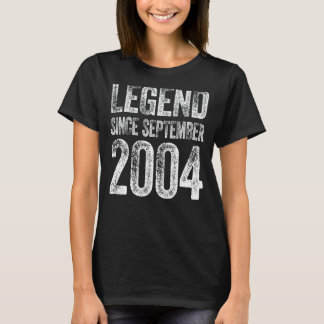 Camiseta 18.º Aniversário, Nascer 18 Anos de Legenda Desde