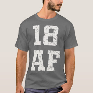 Camiseta 18 AF 18º Aniversário de 2000 Presente de Dia de
