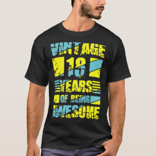 Camiseta 18 anos 18.o aniversário 4