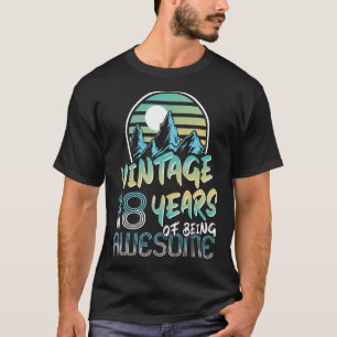 Camiseta 18 anos 18.o aniversário 6