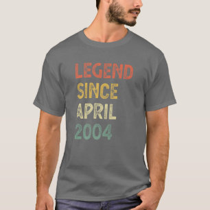 Camiseta 18 Anos De Lenda Desde Abril De 2004 18º Aniversár