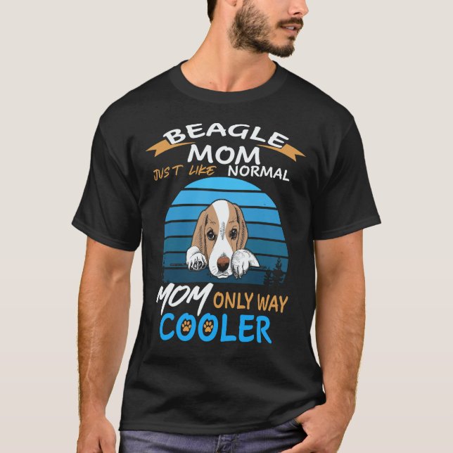 Camiseta 18 Beagle Mãe Resfriador Beagle (Frente)