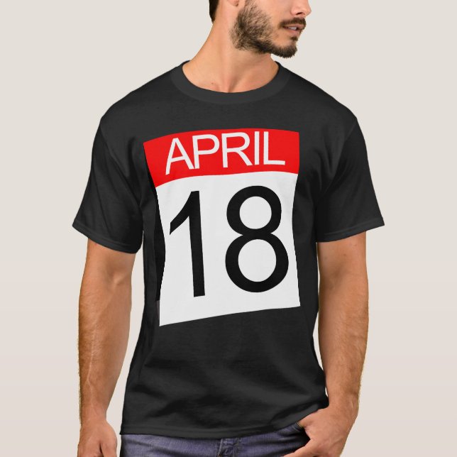 Camiseta 18 De Abril (Frente)