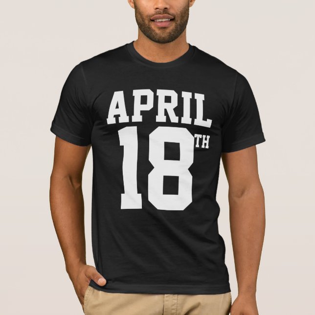 Camiseta 18 de abril (Frente)