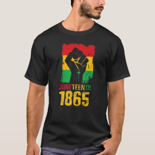 Camiseta 18 de junho celebra a liberdade africana americana